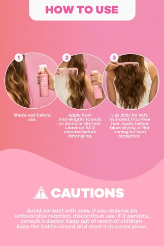 Where's the Frizz 3-in-1 Hair Mist - Heat Protectant & Anti-Frizz Spray
