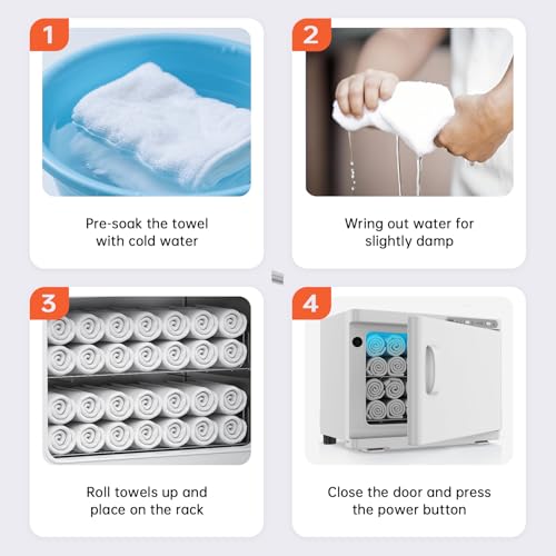 23L Hot Towel Warmer Cabinet - Spa & Salon Thermostatic Heater
