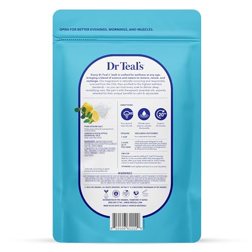 Dr Teal's Epsom Salt Soak with Magnesium, 3 lbs