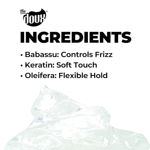 The Doux Big Poppa Curl Defining Gel - Anti-Frizz Flex Hold Gel (12 oz)