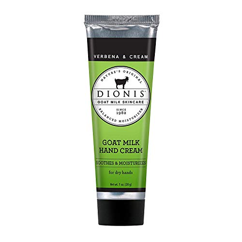 Dionis Goat Milk Hand Cream - Verbena & Cream Scent, 1 oz