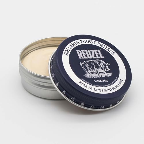 REUZEL Fiber Pomade - Strong Hold, Low Shine, Reworkable