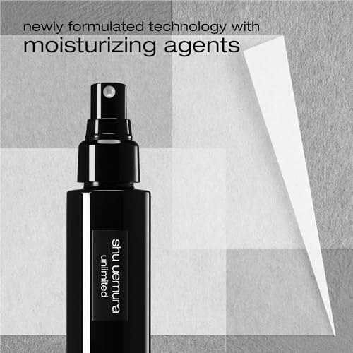 Shu Uemura Unlimited Long-Lasting Makeup Fix Spray - Hydrating, Lightweight & Professional Finish, 3.4 Fl Oz