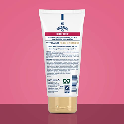 Gold Bond Diabetics' Dry Skin Relief Lotion with Aloe & Vitamin E, 4.5 oz
