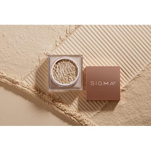 Sigma Beauty Soft Focus Setting Powder ? Silky Smooth, Lightweight Loose Setting Powder for Setting Makeup, Blurring Powder Reduces the Look of Pores, Lines & Wrinkles (Vanilla Bean, Ivory Matte)