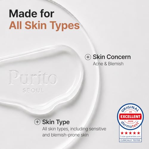 PURITO Oat Calming Gel Cream for Sensitive Skin - 3.38 fl oz, Vegan & Fragrance-Free
