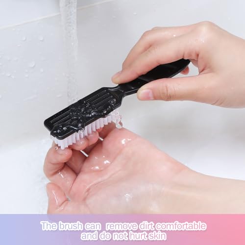15 Nail Brushes with Grip Handle for Manicure & Pedicure Care
