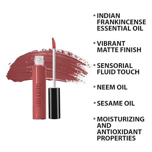 Lord & Berry Kissproof Semi Matte Liquid Lipstick - Full Coverage, Long Lasting, Vegan
