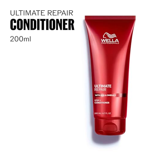 Wella Professionals ULTIMATE REPAIR Shampoo & Conditioner Bundle Set | Repairs, Strengthens, & Moisturizes with AHA & Omega-9 for Damaged Hair | Deeply Nourishing | Various Sizes