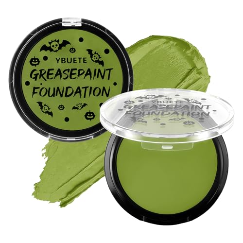 Green Oil-Based Face Paint for Halloween & Costume