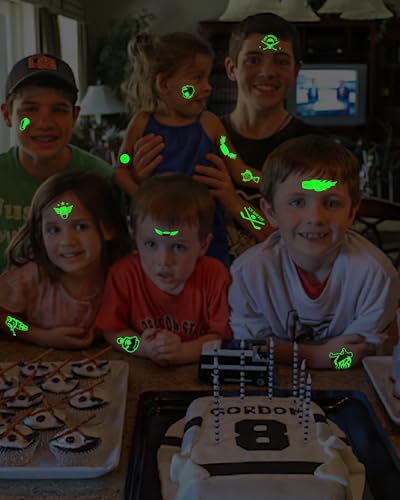 Glow in Dark Hockey Temporary Tattoos 168pc Party Favors