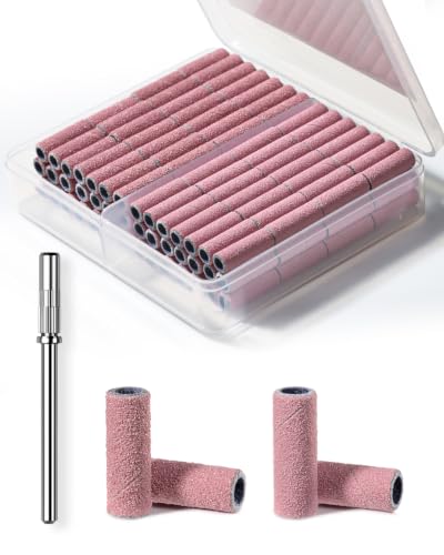 Makartt 180/240 Grit Sanding Bands Set - 100 Pcs with 3.1mm Mandrel
