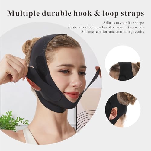 V-Line Chin Strap for Sleeping | Graphene Ice Silk Jawline Lift