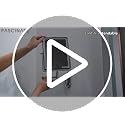 FASCINATE 8.7-inch Rechargeable Wall Mount Makeup Mirror Chrome B
