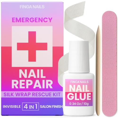 Nail Repair Kit for Broken Nails – Silk Wrap, Glue & File