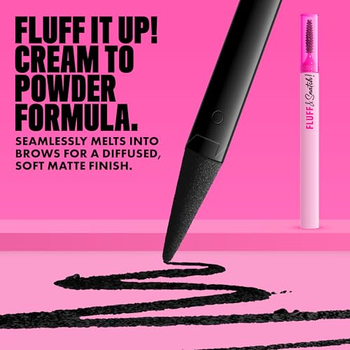 NYX Fluff & Snatch Brow Powder Pen - Black Cream to Powder Eyebrow