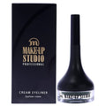 Make-Up Studio Professional Amsterdam Make-Up Cream Eyeliner With Brush - Beautiful Eyeliner With Integrated Brush - Ideal To Put A Tight Eyeliner - To Create A Perfect Smokey Eye - Green - 0.07 Oz