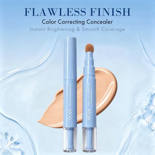 Dual-Effect Concealer Pen Foundation - 24H Long-Lasting Full Coverage