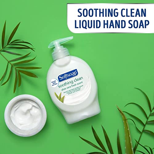 Softsoap Liquid Hand Soap, Moisturizing with Aloe, 7.50-Ounce (Pack of 4)