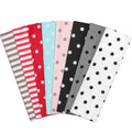 8 Pack Polka Dot Y2K Headbands for Women | Non-Slip