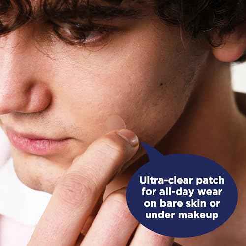 PanOxyl Daytime Invisible Patches, Dermatologist-Recommended Brand, Help Manage Blemishes, Unclog Pores and Exfoliate with Salicylic Acid, 20 Large Patches and 20 Small Patches, Latex-Free, 40ct