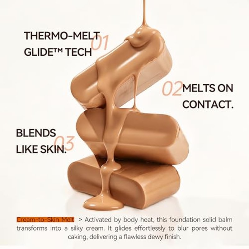 Korean Foundation Stick for Mature Skin - Hydrating, Buildable Coverage