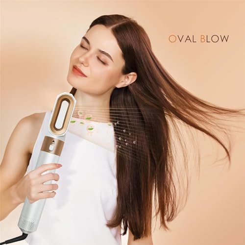 5-in-1 Hair Dryer Brush with Air Curler – Ionic Styling Tool