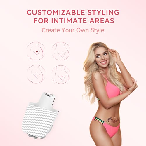 Bikini Trimmer for Women, Maxgroom Electric Razors for Women, Wet/Dry Pubic Hair Trimmer, Ceramic Blades for Intimate Grooming & DIY Styling, Women's Hygiene Shaver