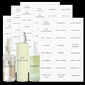 Waterproof Makeup Labels 120 Pack Cosmetic Jar Stickers