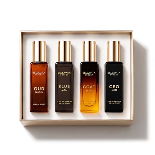 BellaVita Luxury Men's Perfume Gift Set (4x20ml)