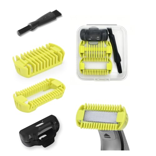 Guard Comb Kit with Case for Body Grooming & Sensitive Areas - 3 Pieces