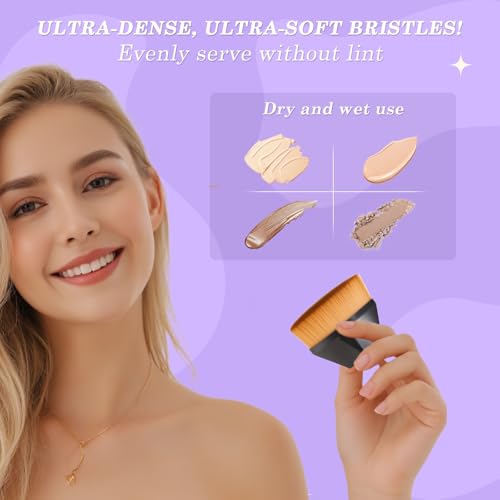 Waterproof Body Foundation Cream with Brush - Full Coverage Makeup