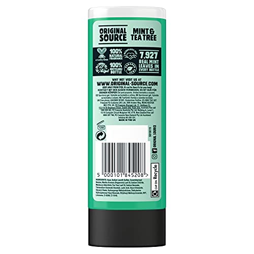 Original Source Tea Tree & Mint Shower Gel 250ml - (Pack of 6)