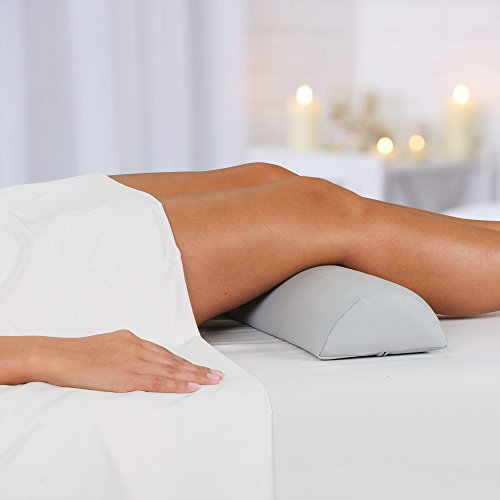 Earthlite Half Round Massage Bolster Pillow with Strap Handle for Back Relief