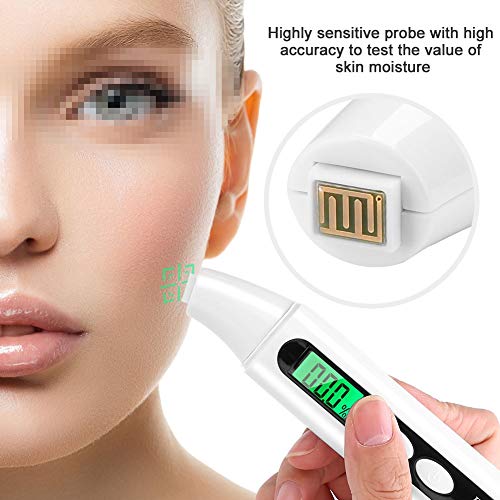 Digital Skin Hydration Tester & Oil Analyzer with LCD Display