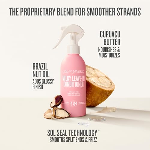Sol de Janeiro Milky Leave-In Conditioner Spray - Heat Protection & Frizz Control