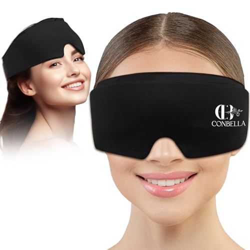 Cooling Eye Mask for Puffy Eyes, Gel Eye Mask, Cold Compress for Puffiness, Migraines, Headache, Dark Circles, Reusable, Flexible, Cooling Sleep Mask Long-Lasting Comfort for Men Women