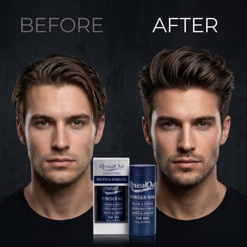 Hair Powder Wax for Men - Instant Volume & Matte Finish