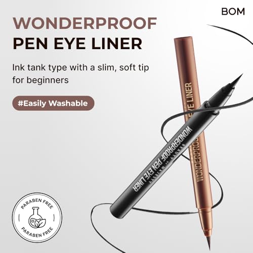 BOM Wonderproof Pen Eyeliner #01 Wonder Black 0.5g