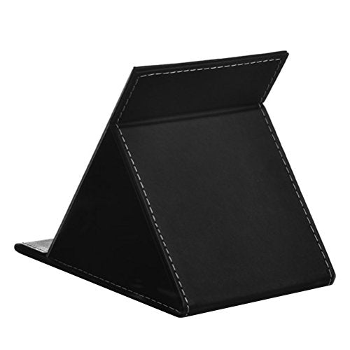 JOLY Folding Desktop Makeup Mirror with Adjustable Stand - Black