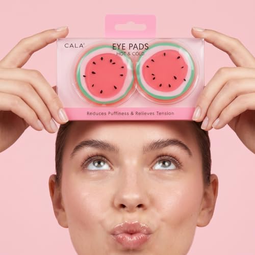CALA Hot & Cold Watermelon Eye Pads – Therapeutic Gel Compress