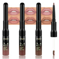 3-Piece 2-in-1 Matte Lip Liner & Liquid Lipstick Set
