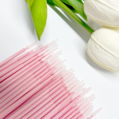200 Pcs Microbrush Applicators for Eyelash Extensions, Eyelash & Nail Art - i-Laesh