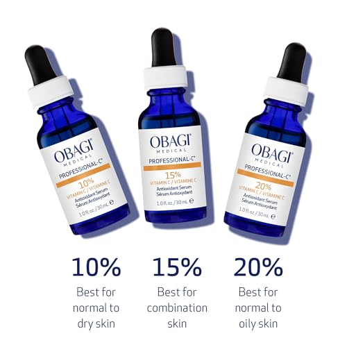Obagi Medical Professional-C Vitamin C Serum ? Helps Brighten Skin Tone and Minimize the Appearance of Fine Lines & Wrinkles ? Safe for Sensitive Skin