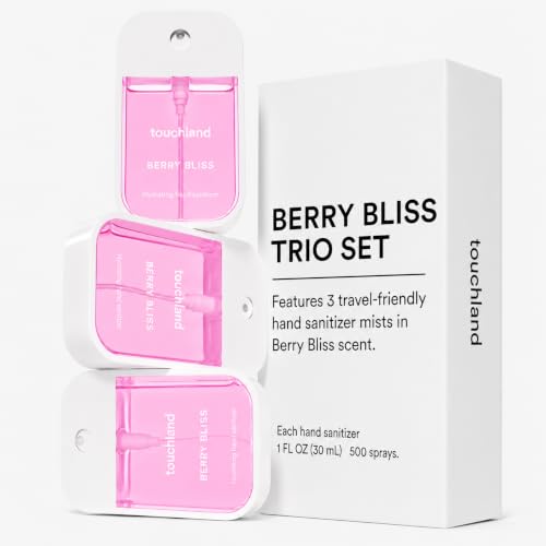 Touchland Berry Bliss Hand Sanitizer Spray Trio 3 Pack