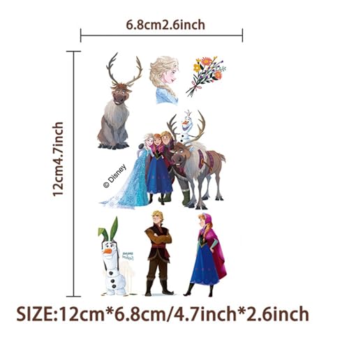 Frozen Temporary Tattoos for Kids - 10 Sheet Set