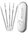 Blackhead Remover Tool Kit, 5-Piece Pimple Extractor Set