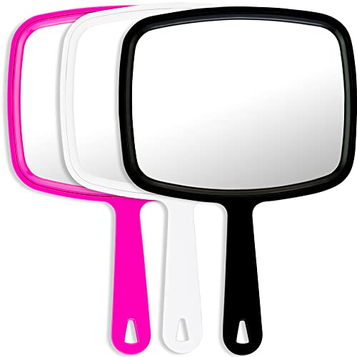 Large Hand Mirror 5.5" Handheld & Wall Mount Makeup