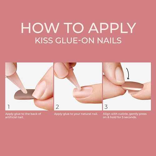 KISS Jelly Fantasy Press On Nails, Nail glue included, 'Jelly Cat', Multicolor, Long Size, Coffin Shape, Includes 28 Nails, 2g glue, 1 Manicure Stick, 1 Mini File