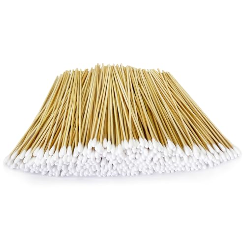 500 Count 6-Inch Cotton Swabs with Wooden Stick